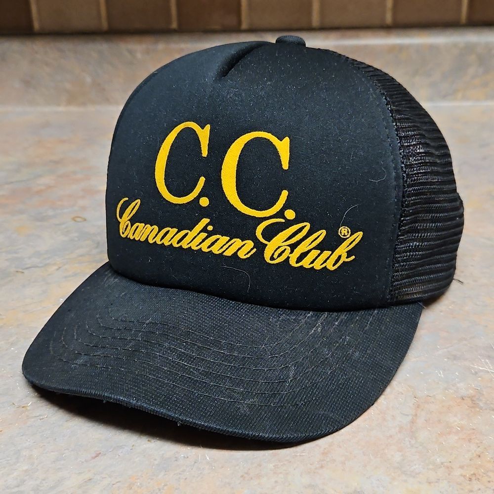 Black and Gold Trucker Hat